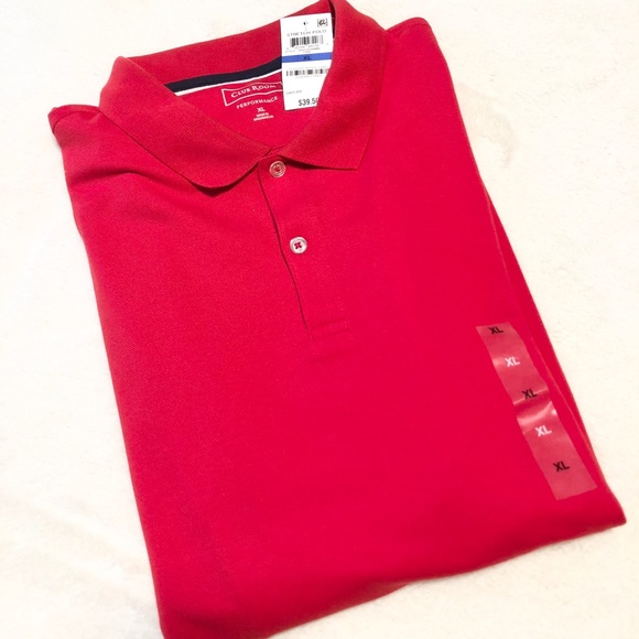 🆕Men’s Club Room Red Polo Shirt - Picture 2 of 2